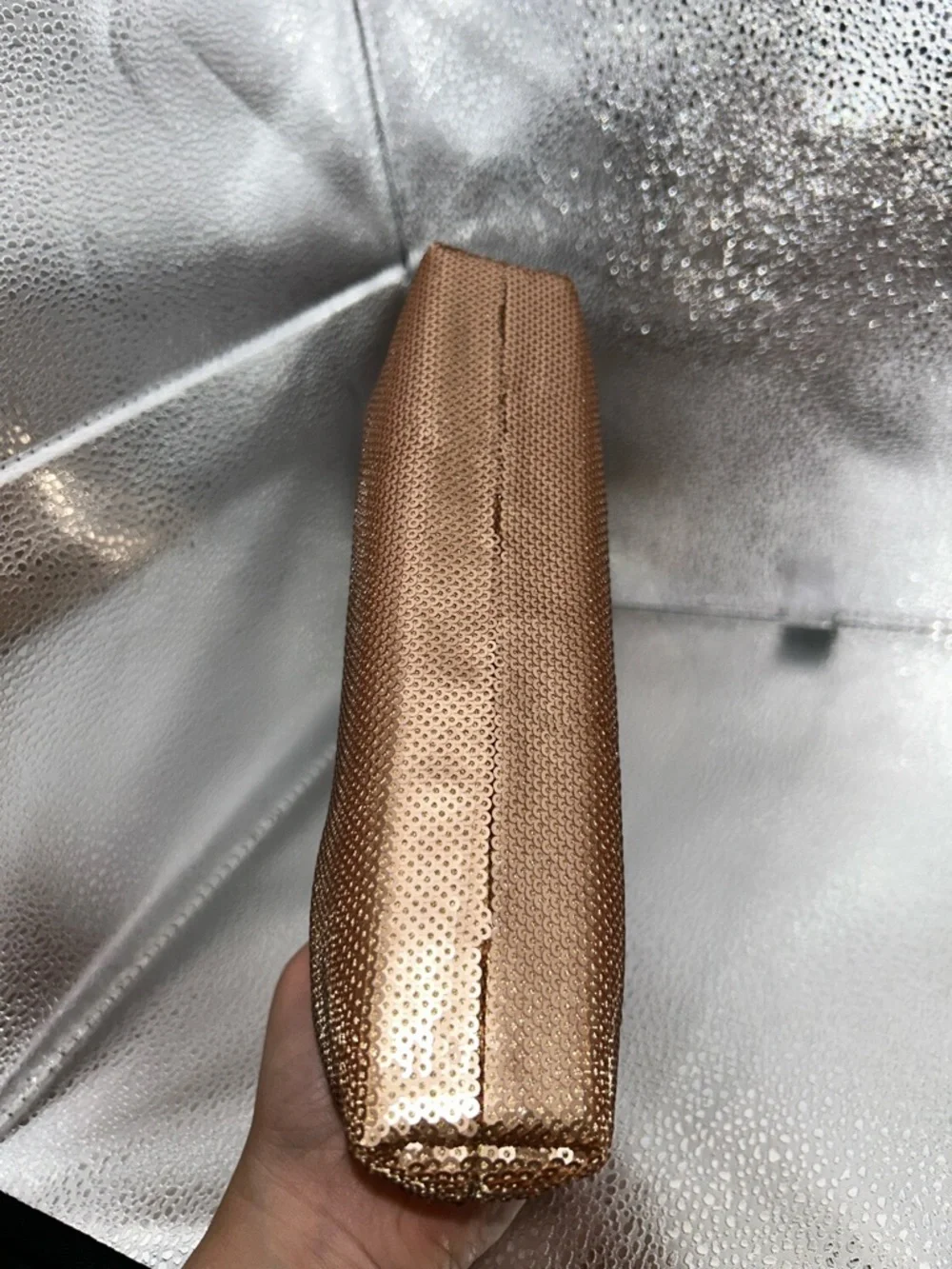 Olga Berg Zephyr Sequin Clutch - Picture 6 of 11